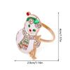 1PC Christmas Aesthetic Napkin Ring Cartoon Alloy Ritual Sense Metal Multi-element Napkin Clasp Creativity Table Setting