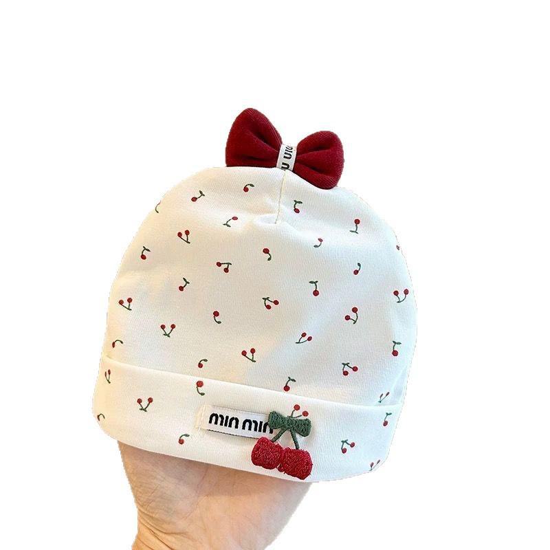 Knoten reine Baumwolle Babyhut für Neugeborene - Dünn, Nahtlos, Frühling/Herbst Stil für Jungen und Mädchen