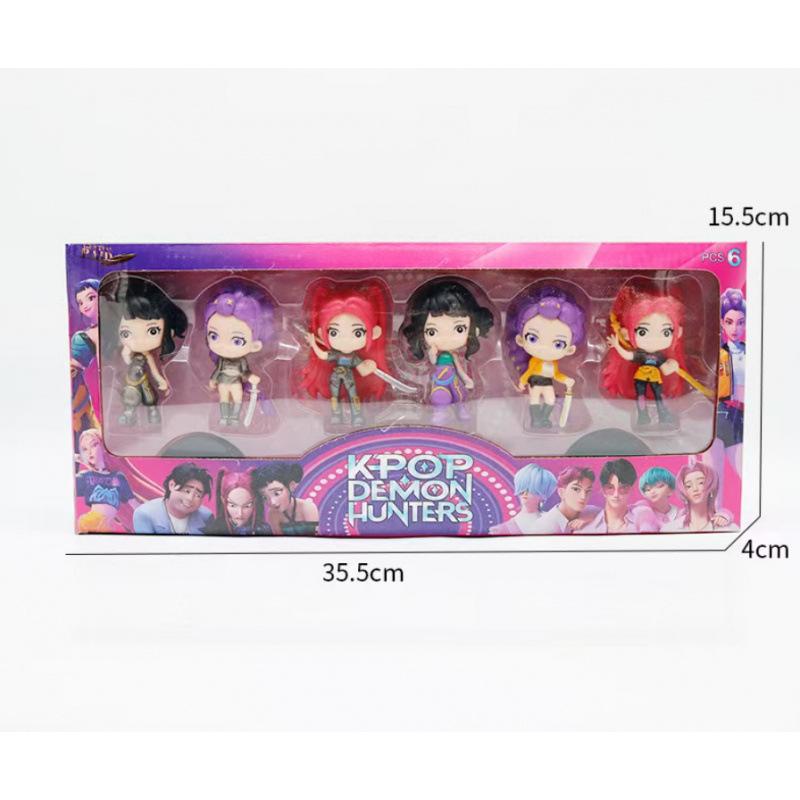 K-Pop New Demon Hunter Girl Group Men's Group Figure Model Blind Box Tide Play Doll Ornament