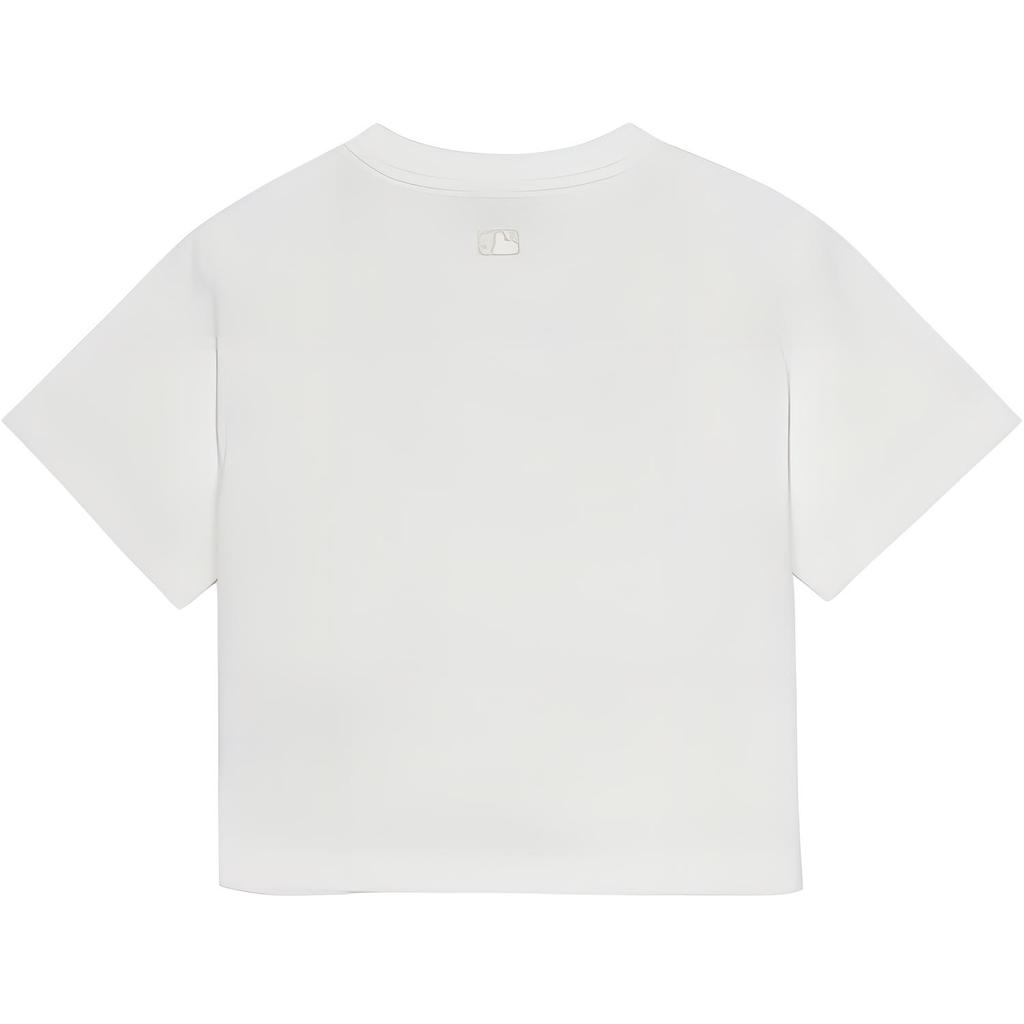 New MLB T Shirts Women's White 3FTSM0553-50IVS