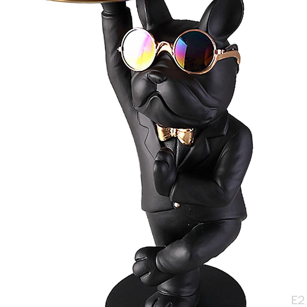 Animal Storage with Glasses Figurines Home or Candy Bowl
