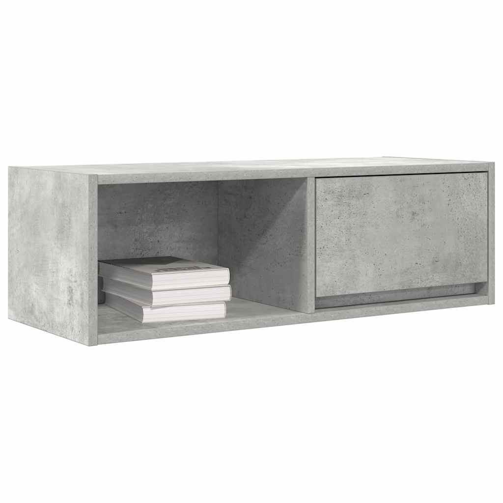 TV Cabinets 2 pcs Concrete Grey 80 x 31 x 25.5 cm Particleboard