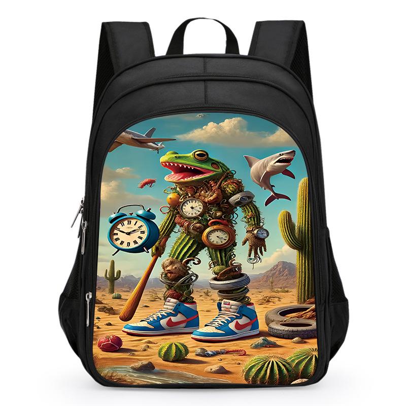 Drewniany Patyczak Plecak AI dla Chłopców, Klasy 1-3