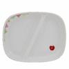 Tableware East Divided Lunch Plate, 22cm, Apple Garland, E-Kids