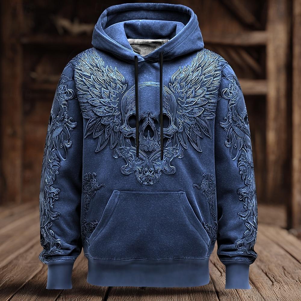 

Halloween Men s 3D Bat Sweatshirt Punk Crew Neck 3D Print Club Streetwear Drawstring 3D Print Fall Winter Designer Hoodies 4XL