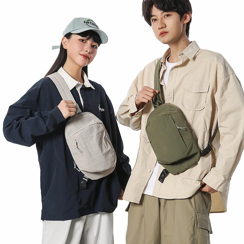 Outdoor Portable Casual Small Backpack Single Shoulder Crossbody Waist Bag Mobile Phe Bag Fashiable Urban Minimalist Nyl 1