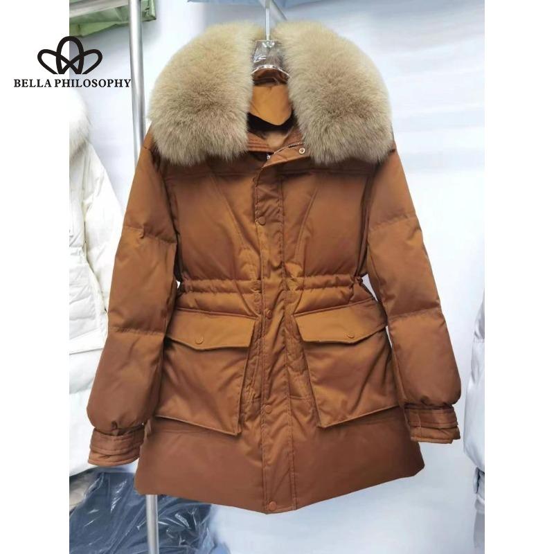Manteau d'hiver long à manches longues pour femme, veste chaude de couleur unie, mode automne hiver