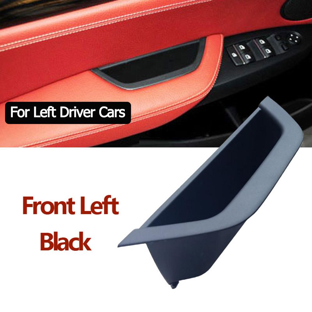 LHD Car Interior Front Left Driver Door Armrest Panel Cover Door Inner Handle Pull Trim For BMW X3 X4 F25 F26 2010-2016