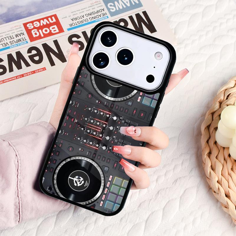 Electronic Music DJ Controller Mixer Phone Case For IPhone 17 16e 15 14 13 12 11 Pro Max Air Mini Soft Protective Cover