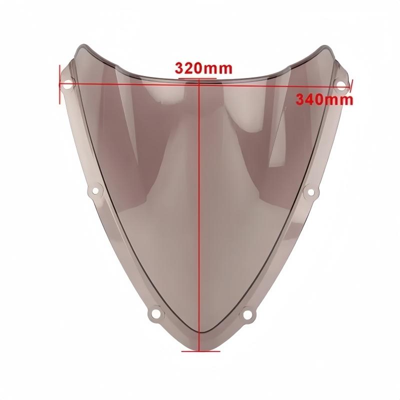 Motorcycle wind deflector Windshield WindScreen Double Bubble air deflector For Suzuki GSXR 600 750 GSXR600 GSXR750 K8 2008-2010