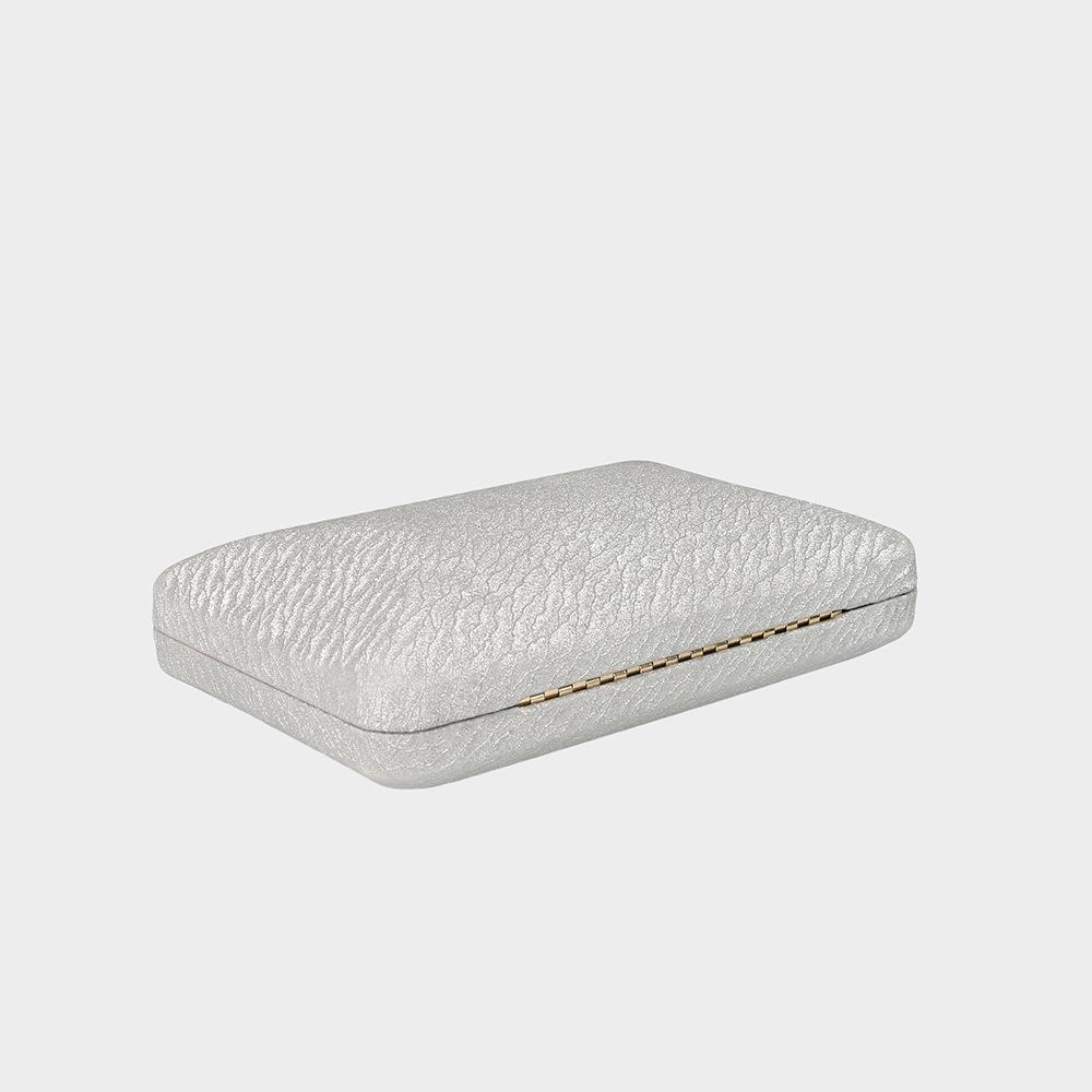 New Style Banquet Clutch Bag European and American Large Capacity Portable Simple Makeup Bag Shoulder Chain Clip Dinner Bag