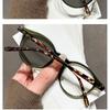 New Round Frame Photochromic Myopia Glasses Retro HD Unisex Color Changing Near Sight Eyeglasses Minus Diopter Glasses To-4.0