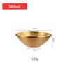 304 Stainless Steel Mixing Golden Hat Disc Korean Noodle Tableware Japanese Ramen Bowls Insulated Soup Ramen Bowl Bowlset