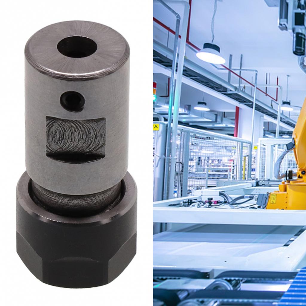 ER20A-16mm Shaft Collet ER20A-8mm Silver And Black 1 Pcs