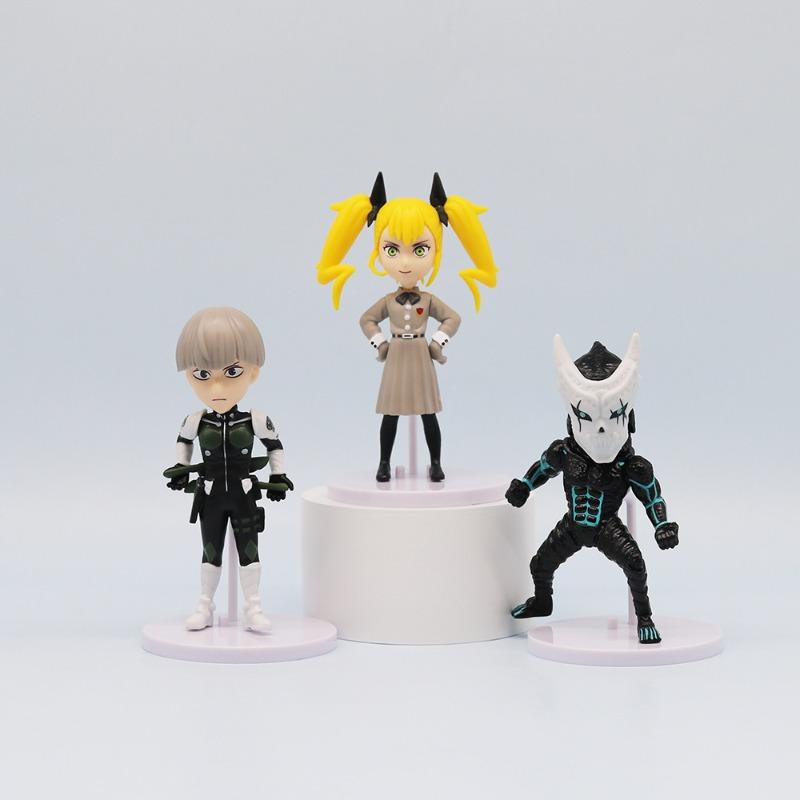 5pcs/set Kaiju No. 8 Reno KAFKA PVC Figurine Model Doll Decorative Ornaments Toys Collect Birthday Gifts