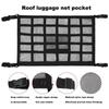 70x50cm Double-Layer Car Roof Storage Net Pocket Vehicle Interior Roof Storage Mesh Organizer