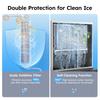 Commercial Ice Maker Machine 450 LBS in 24 H, Modular Ice Machine with 350 LBS Storage, Air Cooled Industrial Ice Cube Machine