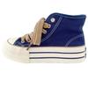Dikke Bodem Canvas Schoenen Dames Ronde Neus Platte Veters Dubbele Band Veelzijdig Dunne Zool Board Schoenen Ademend Laag Uitgesneden Casual