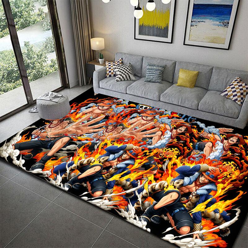 One Piece Exclusive Pattern Carpet Soft Cozy Non-Slip Living Room Rug
