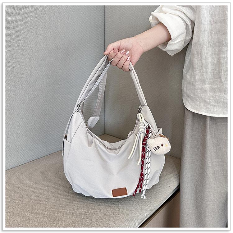 Versatile Retro Nylon Crossbody Underarm Bag for Women