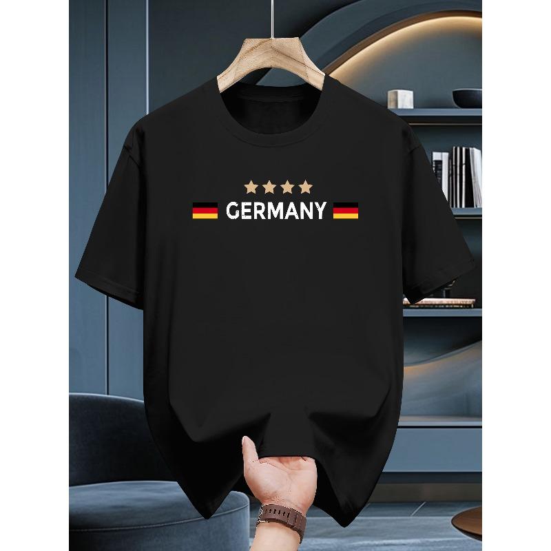 

European size Short Sleeve T-Shirt - Soft Round Neck Casual Summer Tee Breathable Top for Casual Attire Fashionable Comfortable Tees S чёрный