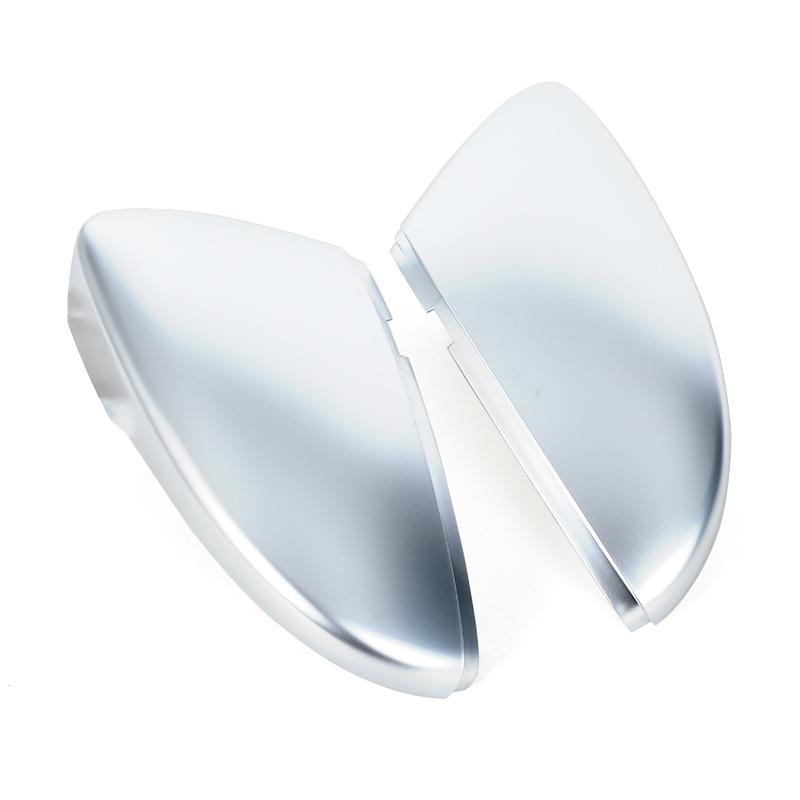 2PCS Matte Chrome Rearview Mirror Cover Cap Lid For Volkswagen VW Passat B7 2011-2015,CC Jetta Scirocco Beetle Eos