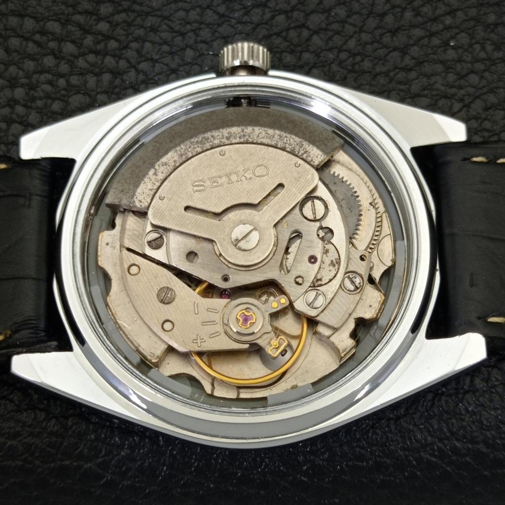 AUTOMATIC VINTAGE REFURBISHED SEIKO 5 6309A JAPAN MENS BLACK WATCH A441174-4 Sk-a441174