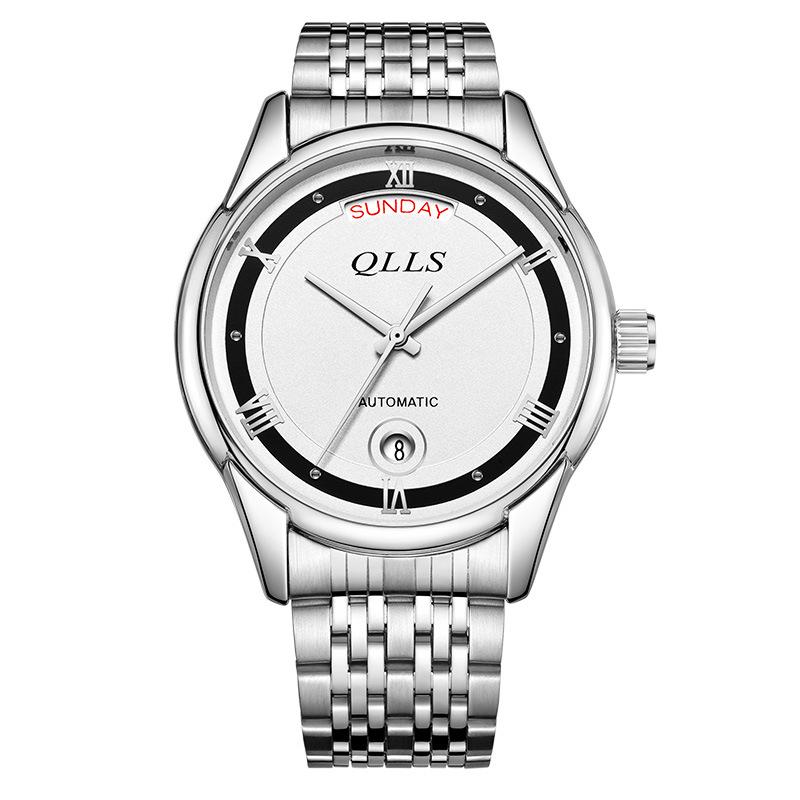 QLLS Qiluoshi Automatic Swiss-Certified Trendy Business Calendar Watch