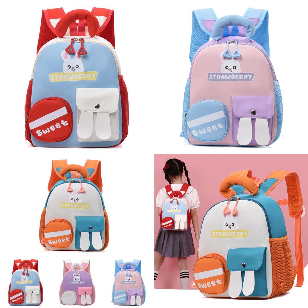 Sweet And Playful Lightweight Kids Backpack Trendy Cartoon Design For Boys And Girls