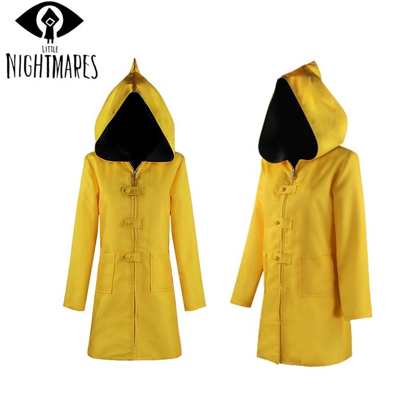 Nightmares 2 Little Six Kids Adult Cosplay Costume Hooded Halloween Raincoat
