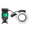 TTL Ring Shape Macro Flash Camera Flashlight Auto Focus with Adapter Ring Fit for Nikon