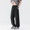 Summer Thin Lyocell Linen Wide-leg Straight-leg Pants Men's Old Money Style Loose, Comfortable, Light and Breathable Casual Trousers