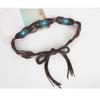 DIY Bohemian Wooden Bead Waist Rope Braided Tassels Belt Ethnic Style Belts