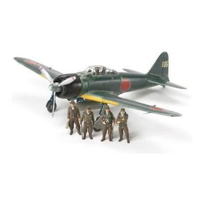 Tamiya 1/48 Masterpiece Series No. 108 Japanese Navy Mitsubishi A6M Zero Carrier Fighter 22/22 Type A Plastic Model Kit 61108