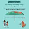 Children's Cute Print Auto Safety Anti-Rebound UV Protection Folding Parasol
