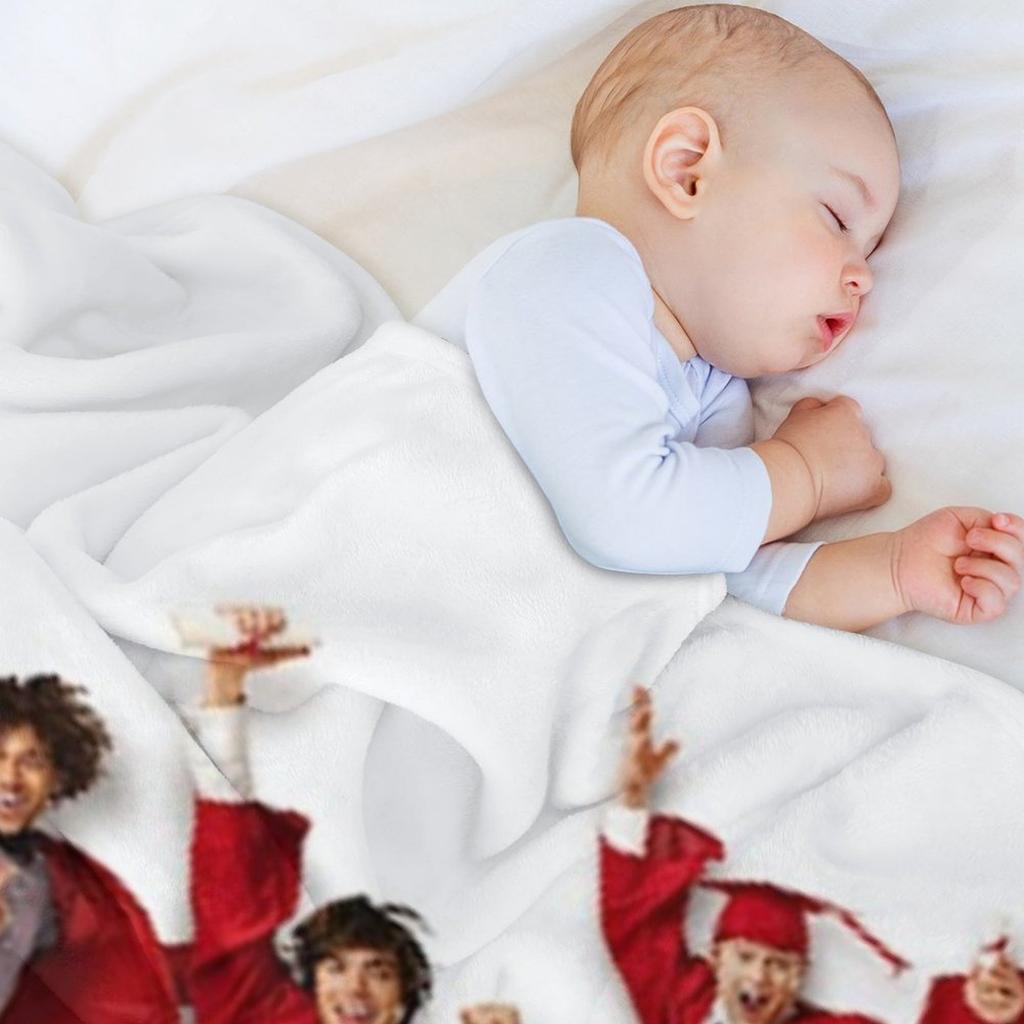 HSMTMTS 02 Throw Blanket Custom Comforter Furry Flannel Blankets