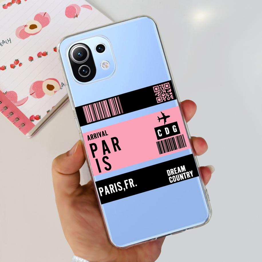 For Xiaomi 11 Lite NE 5G Case Cute Astronaut Cover Clear Soft Silicone Phone Funda For Xiaomi 11 Lite 4G Coque on Mi 11Lite Capa