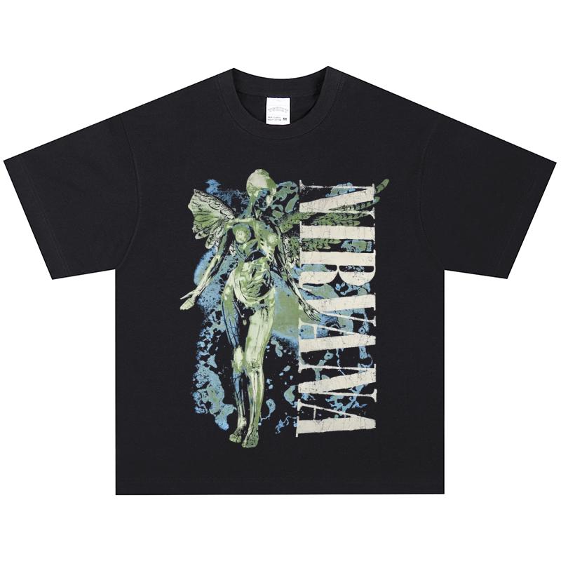 Nirvana T-Shirt, Soft Fabric Casual Daily Wear M