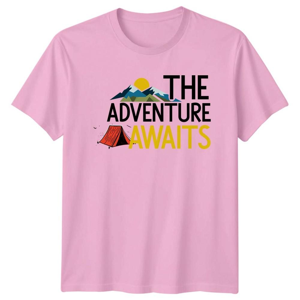 The Adventure Awaits TShirt Camping Hiking Outdoor Adventure
