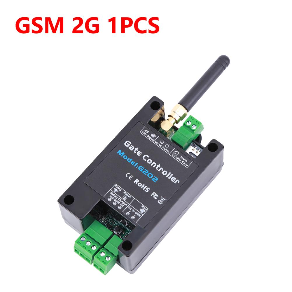 GSM 201/202 Gate Opener Relay Switch Mobile Phone Remote Door Opener Switch By Free Call 850/900/1800/1900MHz 2G/4G Door Access
