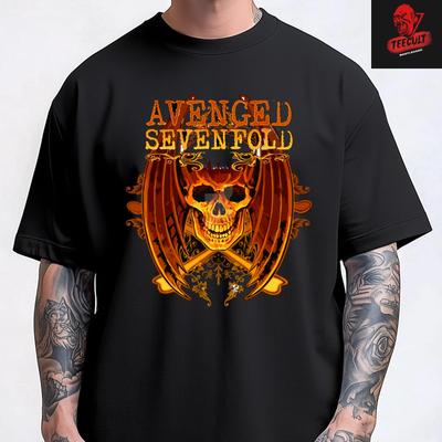 Herren- und Damen-T-Shirts Avenged Sevenfold Heavy Metal Rock Unisex Premium Schwer Baumwolle