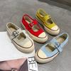 Too Korean! 2025 Summer New Fashion Platform Mary Jane Women's Shoes Flat Canvas Shoes Versatile Sports and Leisure Shoes