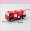 Alloy Car Model Fire Truck Water Gun For Kids Play