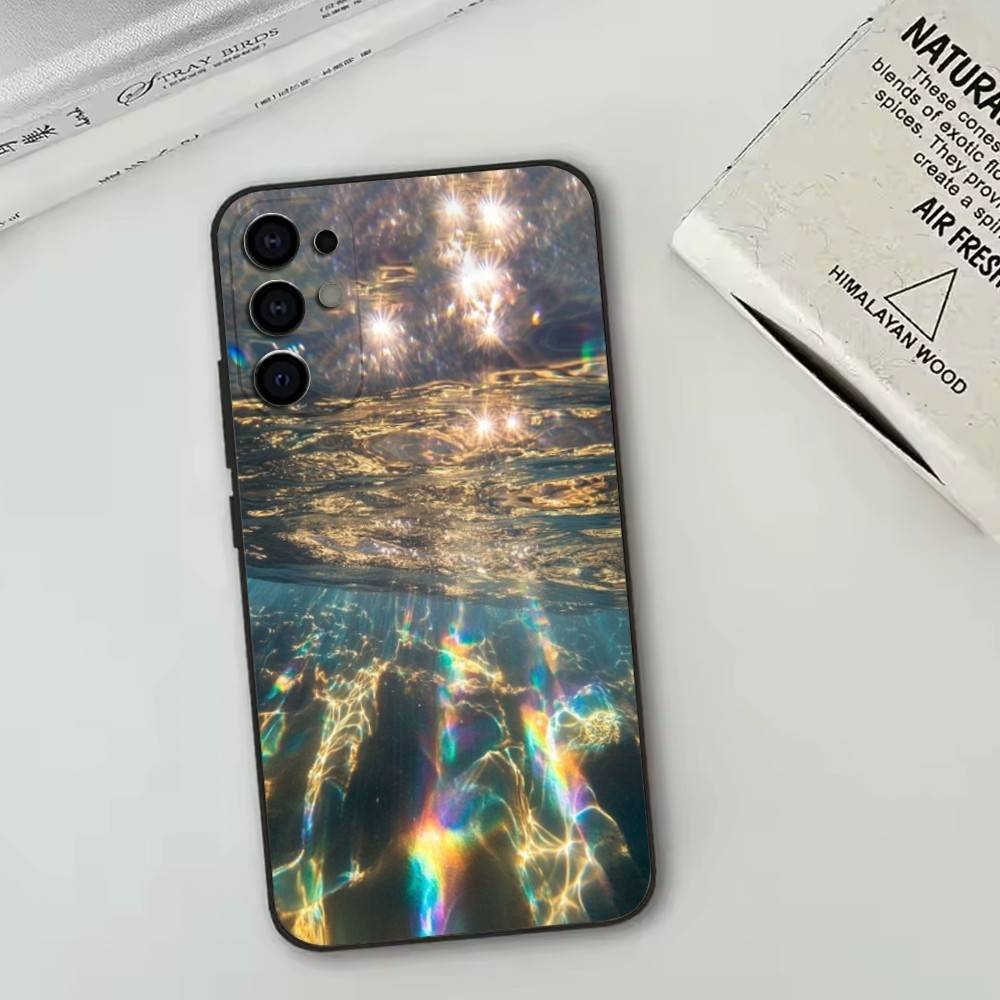 

Laser beam Phone Case For Samsung S25,S24,S21,S22,S23,S30,Ultra,S20,Plus,Fe,Soft Silicone Black Cover Samsung S23ULTRA5G