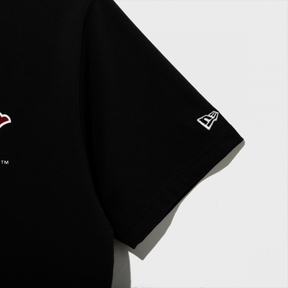 New Era BosTon Red Sox LeTTering Logo T shirT Dark Shadow 14536495