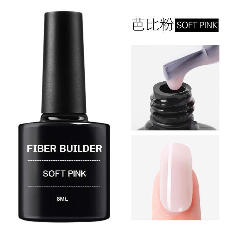 Nail Art Qingling Quick Extension Liquid Gel Painless And Long-Lasting Removable Transparent Phototherapy Extension Gel