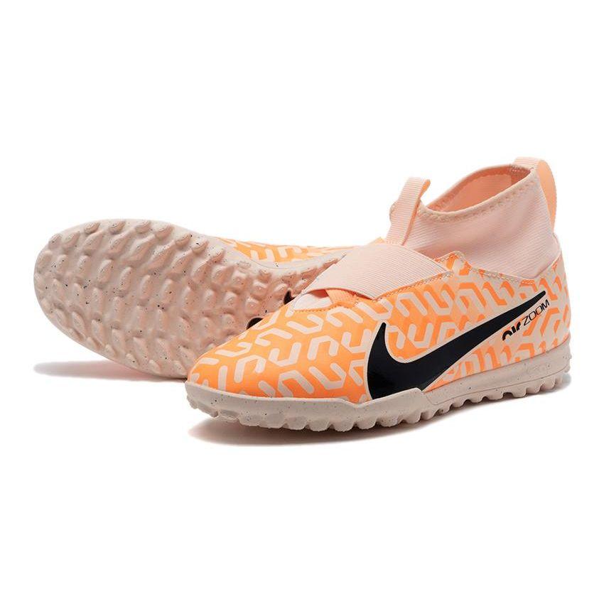 Nike Zoom Mercurial Superfly 9 Academy TF GS United Pack Barnesneakers Oransje Guava-Is Svart DZ3478-800