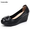 100% Leather Comfortable Women's Shoes High Heels