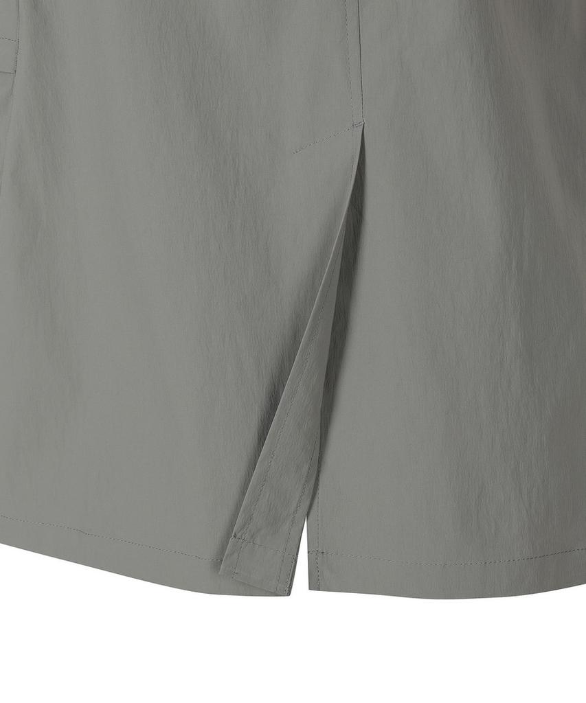DISCOVERY EXPEDITION Freshvent Women'S Bermuda Cargo Skirt (Grey)