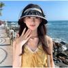 Beach Sun Protection Hat For Women Summer Big Brim Sun Protection Face Shading Beach Vacation Lace Bow Sun Protection Hat